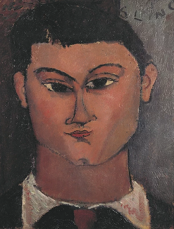 Amedeo Modigliani - 229, Ritratto del pittore Moisé Kisling, Pinacoteca Brera, Milano